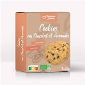 Cookies BIO al cioccolato e mandorle, senza glutine