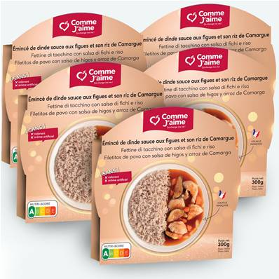 Box 5 Tacchino con salsa ai fichi e riso