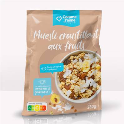Muesli croccante alla frutta