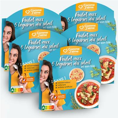 Box 5 Pollo alle verdure del sole e frumento