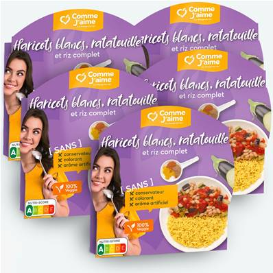 Box 5 FAGIOLI BIANCHI, RATATOUILLE E RISO INTEGRALE