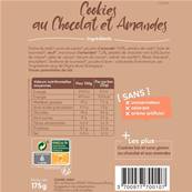 Cookies BIO al cioccolato e mandorle, senza glutine