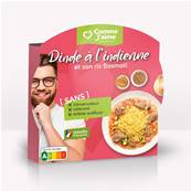 Tacchino all'indiana con riso basmati