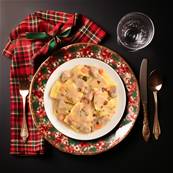 Box 5 Ravioli ai funghi con bocconcini di maiale