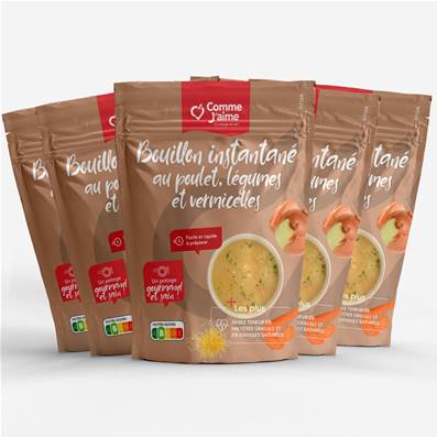 5 Brodo di Pollo, Verdure e Vermicelli