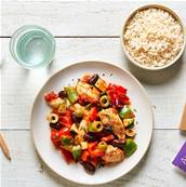 Box 5 POLLO ALLA BASCA CON RISO E VERDURE