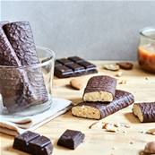 Barrette al caramello e mandorle