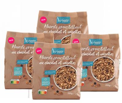 Box 4 Muesli croccante al cioccolato e nocciole