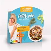 Cerne salata di maiale con lenticchie
